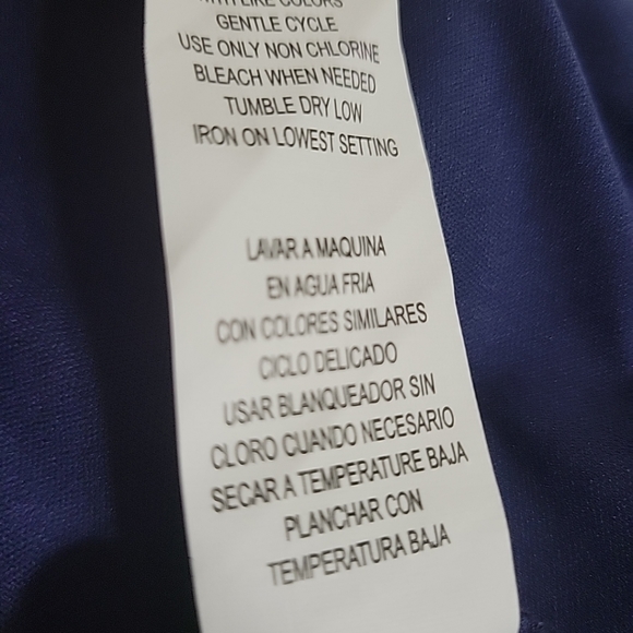 NWT Sequin Hearts Ladies Dress Size S Navy Blue Orange Green - Picture 10 of 13